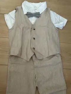 子ども セットアップ リボン付き