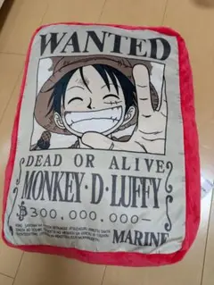 モンキー・D・ルフィ WANTED クッション