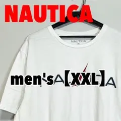 F642【NAUTICA】半袖プリントTシャツ【XXL】