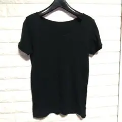 黒のラウンドネック半袖Tシャツ LLサイズ ブラック 美品 ゆったり