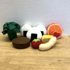 ままごと フェルト おべんとうバス 9点セット
