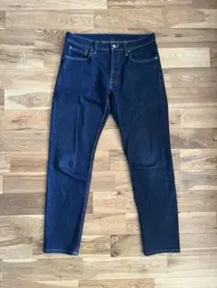 無印良品 テーパード デニム パンツ 29 濃紺