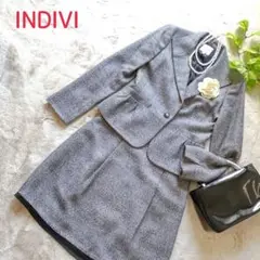 INDIVI インディヴィ スカートスーツ セットアップ