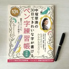 中塚翠涛の30日できれいな字が書けるペン字練習帳 特別版