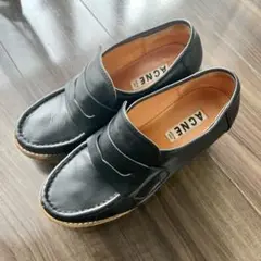 Acne 厚底ローファー 本革 イタリア製 23cm