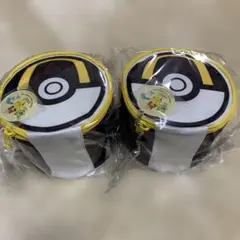 【未使用 2個セット】 ポケモン モンスターボール風おにぎりポーチ おにぎり入れ