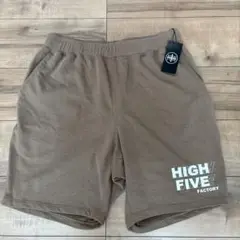 値下げ❗️HIGH FIVE FACTORYブラウン ショートパンツ XL