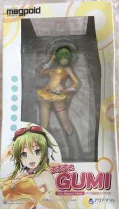 アクアマリン　GUMI グミ　フィギュア　ままま式　megpoid 新品未開封 アクアマリン ままま式 GUMI フィギュア - メルカリ