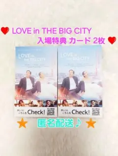 ラブインザビッグシティ　入場者特典 フォトカード　キム・ゴウン　ノ・サンヒョン
