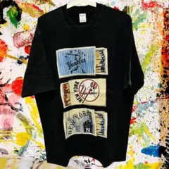 ニューヨークヤンキース マッチ リプリント Tシャツ 半袖 メンズ 新品 モダン
