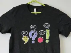 絵文字風記号プリントTシャツ 黒 Sサイズ Bella+Canvas製