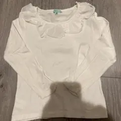 TOCCA フリル付きシャツ 80 ホワイト