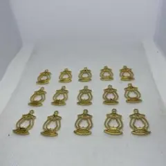 ゴールド ランタン型チャーム 15個セット