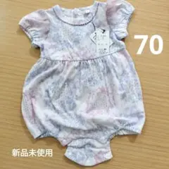 【新品タグ付き】ベビーロンパース 70