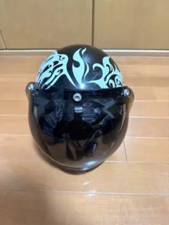 shion ジェットヘルメット ホワイト/赤茶色 shion ジェットヘルメット ホワイト/赤茶色