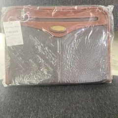 ヒルトンORIGIN LUGGAGE ブラウン クラッチバッグ