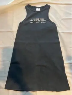 ZARA ノースリーブワンピース 120cm グレー