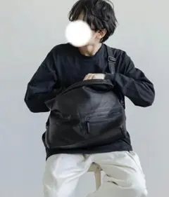 バトラーバーナーセイルズ　黒　エディターズバッグ