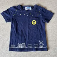 トーマスタウン 限定 Tシャツ 100cm ネイビー 蓄光