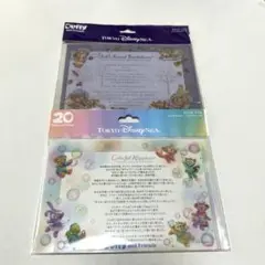 東京ディズニーシー　ダッフィー　クリアホルダー　2枚セット