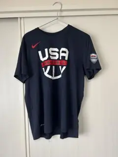 Nike USA Basketball Tシャツ ネイビー アメリカ代表 XXL