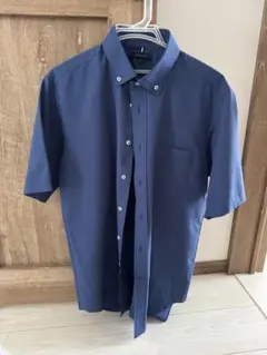 TAKAQ 半袖ワイシャツ ブルー ストライプ XL 2着 タカキュー