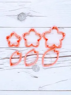 クッキー型　さくら　桜　4点セット