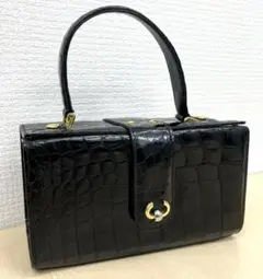 Gino Tromba クロコダイル クラッチバッグ センター取り シャイニング Gino Tromba クロコダイル クラッチバッグ センター取り