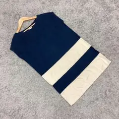 ✨KUMIKYOKU✨クミキョク♡ボーダー柄ロングカットソー♡ネイビー(M