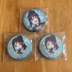 Aqours 松浦果南缶バッジ　Fantastic Departure!
