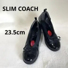 ☆美品 スリムコーチ エクササイズ バレエシューズ ブラック 23.5 ☆