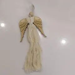 天使の羽根装飾品 クリーム色
