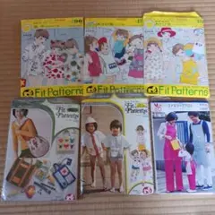 昭和レトロ　ジャノメフィットパターンあそび着等