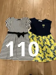 【110】半袖ワンピースセット