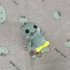 グレーのぬいぐるみ キーホルダー付き