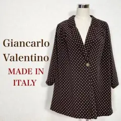 giancarlo valentino ドット柄オーバーサイズジャケット M〜L