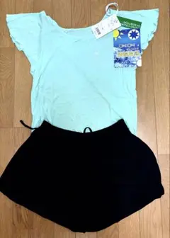 新品⭐︎benetton⭐︎接触冷感　タンクトップ＆パンツ　ラッシュガード 11L