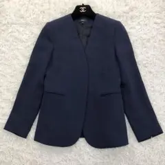 ✨極美品✨セオリー ノーカラージャケット LINDRAYIA B 2023年製