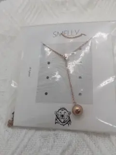 SMELLY メタルボールネックレス ピンクゴールド アーバンリサーチ