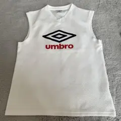umbro ノースリーブシャツ ホワイト