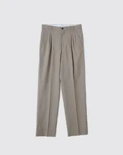 YOKE 3PLEATED WIDE LEG TROUSERS