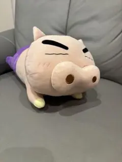 ぶりぶりざえもん　ねそべりポーズ　ぬいぐるみ 約30cm クレヨンしんちゃん