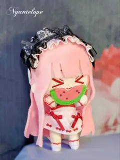 フリルカチューシャ(白黒) 【Nyantelope】 ぬいぐるみ　ドール