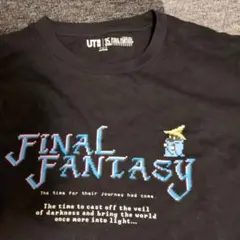 FINAL FANTASY グラフィックTシャツ 黒　ユニクロコラボ　Lサイズ