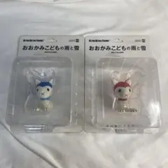 未使用紙タグ付き 花のぬいぐるみ 「おおかみこどもの雨と雪」2体セット おおかみこどもの雨と雪 花のぬいぐるみ 2種 - マイルストン