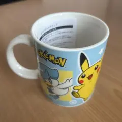 ポケモン マグカップ 水色 陶器製