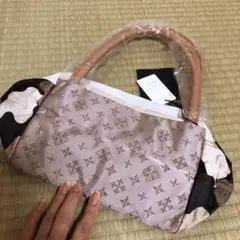 未使用タグつき ラシット キューブバッグ 迷彩×ピンク