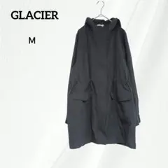 グラシア　ブラック　マウンテンパーカー　ロングコート　ジップアップ　M　春秋