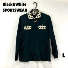 ☆W0247S☆ Black&White SPORTSWEAR ポロシャツ
