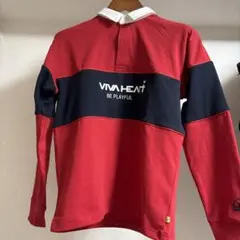 VIVA HEART ポロシャツ サイズ48 レッド/ネイビー